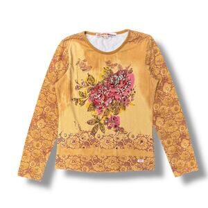 Miss Sixty Floral Long Sleeve Top